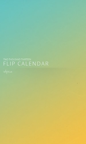 game pic for Flip calendar + widget